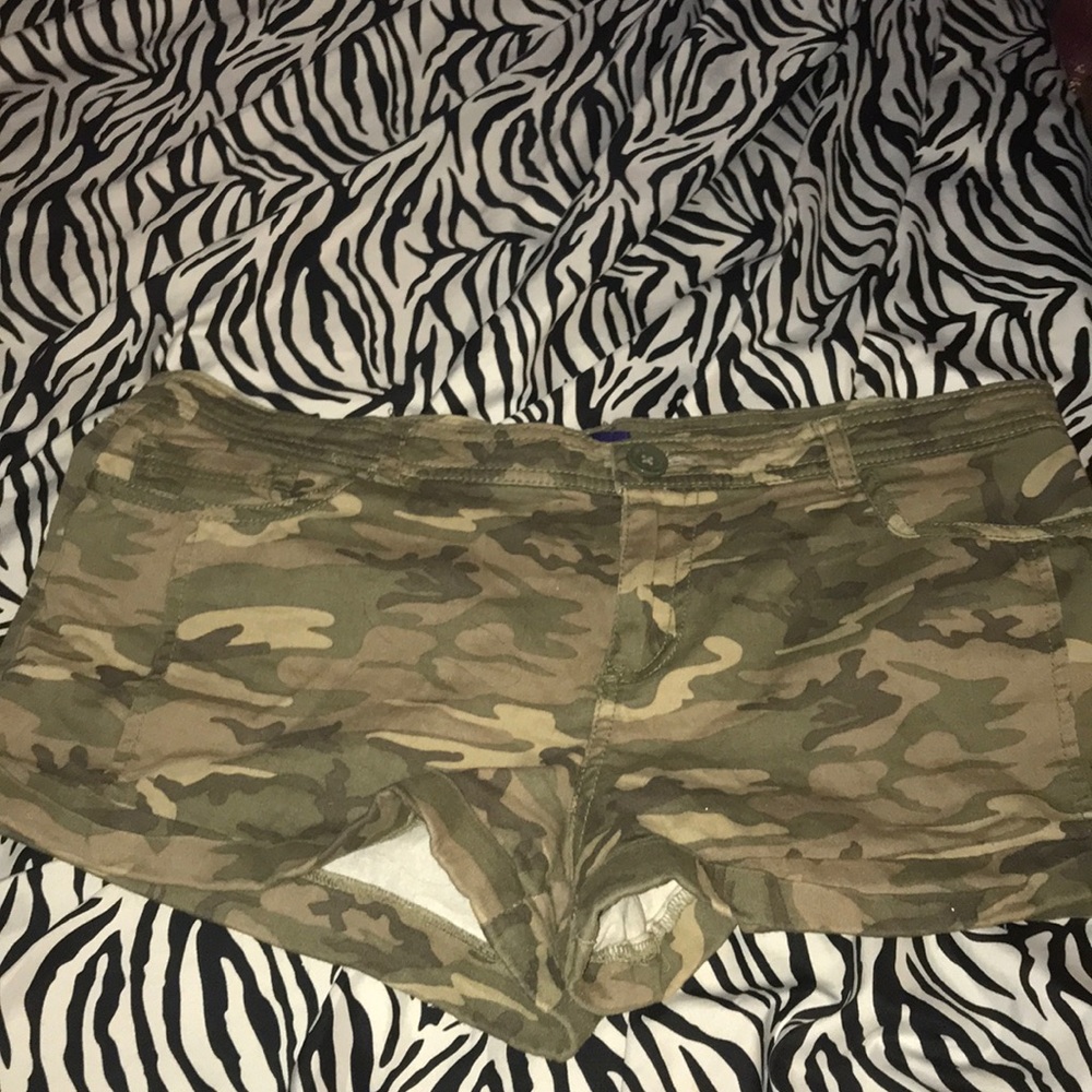 camouflage shorts